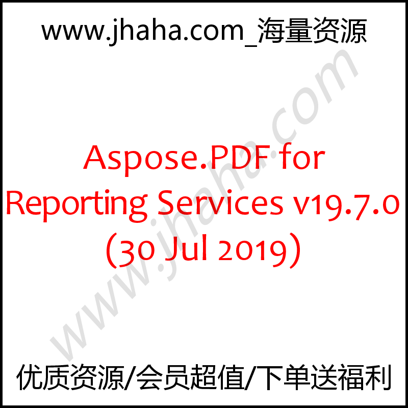 Aspose.PDF for Reporting Services