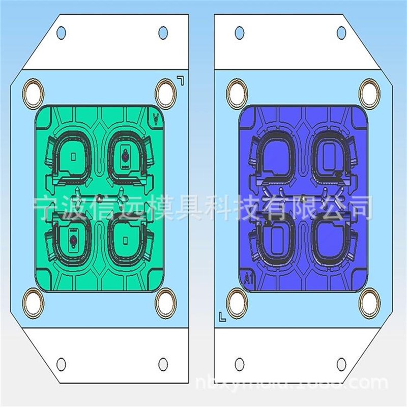 卷尺电动工具等包胶双色模具A及产品注塑余姚模具按需制造