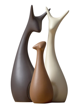 陶瓷摆件小家居装饰品客厅电视红酒架酒柜简约现代北欧.玄关柜饰