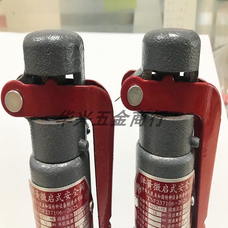 青岛华兴A27T-16 A27H-10弹簧式微启式储气罐DN15Q 20 25 32安全