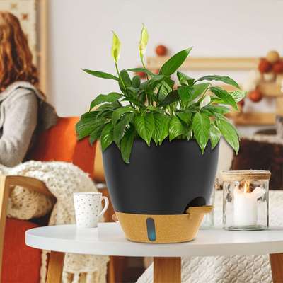 Visible water level plastic hanging basin balcony courtyard