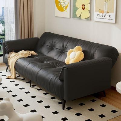 猫抓皮沙发床一体两用简约现代小户型客厅出租房办公室可折叠沙发