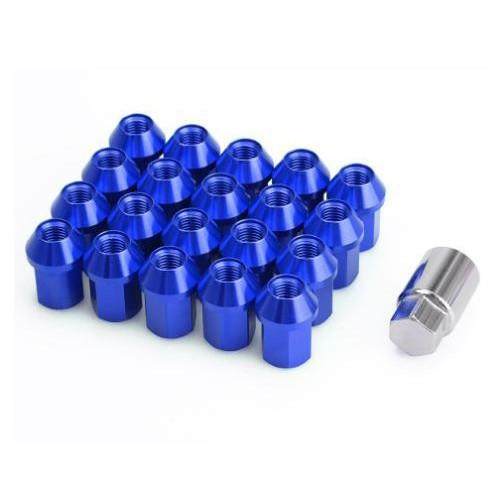 含税 M12*1.25/1.5轮胎轮毂螺母 6061铝合金16+4防盗螺母配套筒