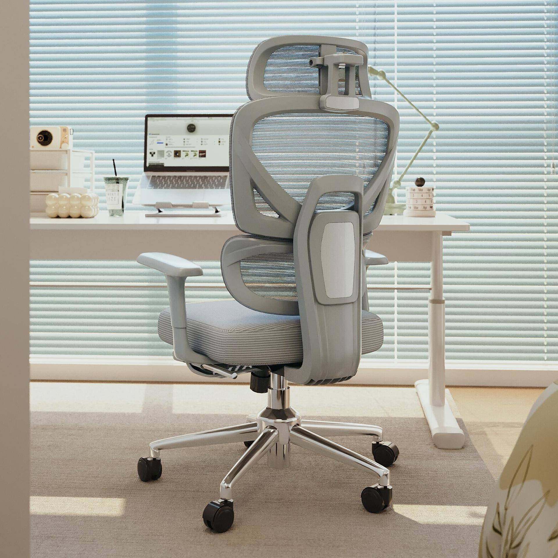 人体工学椅女性电脑椅舒服久坐不累办公椅卧室椅子女生书房电竞椅