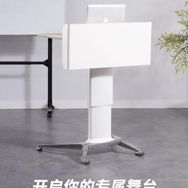 演讲台发言台前台接待台培训会议室小讲台现代简约可移动升降桌子