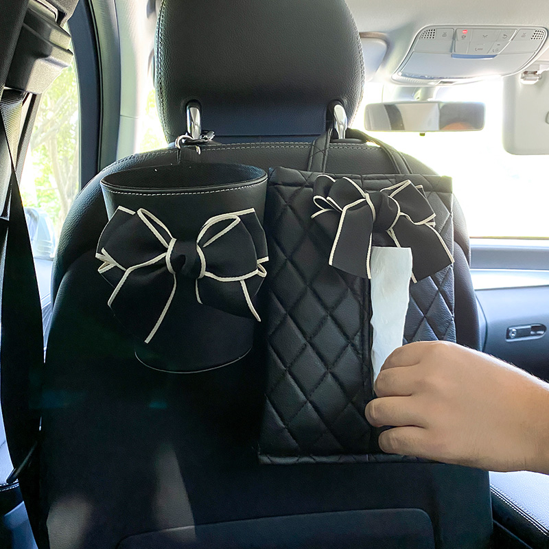 车载垃圾桶d后排汽车内用垃圾袋 车用品大全车载好物车上收纳神器