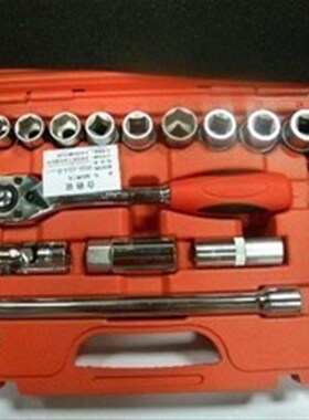 JETECH 上海捷科 SK1/2-27SP 27件套公制组套套筒工具 8-32MM