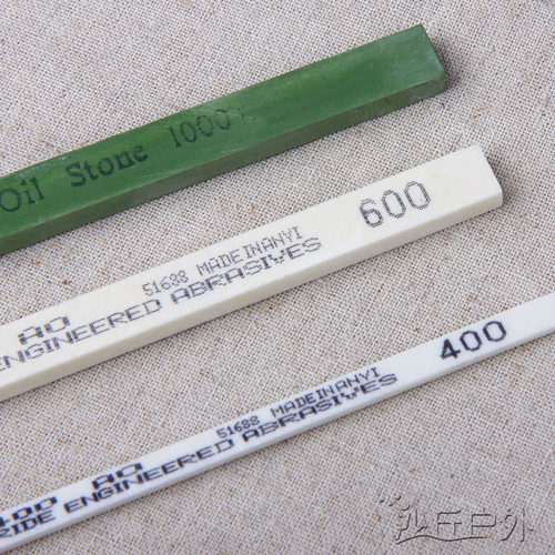 400/600/1000目 磨刀石油石条磨刀捧条器精磨石双面可用 沙丘户外