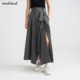 半身裙modeland买手店 FLAT小众设计高腰西装 设计师款 MONO