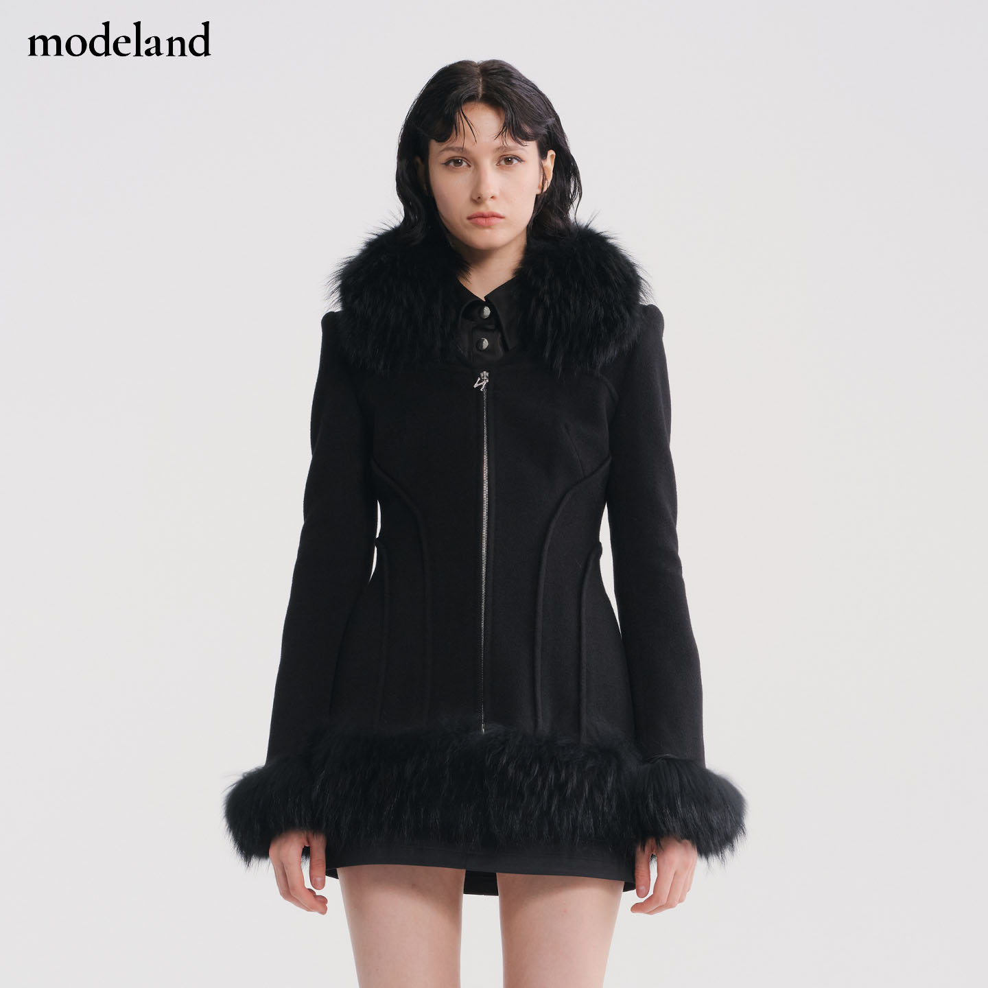 【设计师款】NOPHORA高级感大毛领秋冬保暖外套modeland买手店