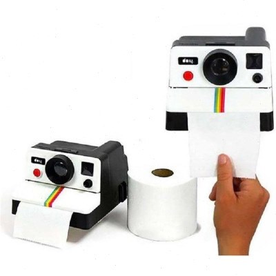 14*17*10CM Retro Polaroid Camera Shape Toilet Roll Paper Vin