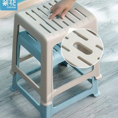 茶花塑料凳子加厚高凳浴室凳家用餐桌条纹板凳简约防滑矮凳可叠放,住宅家具,其它凳子,淘宝优惠券,粉丝福利购,淘宝优惠卷