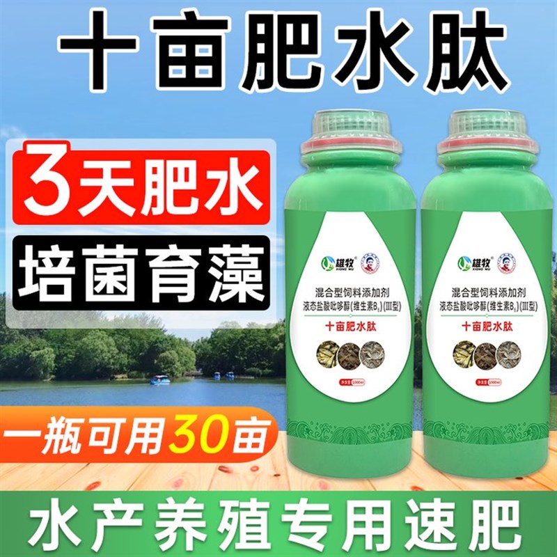 十亩肥水肽雄牧水产养殖专用池塘塘口养鱼虾蟹O肥水培藻培菌肥水