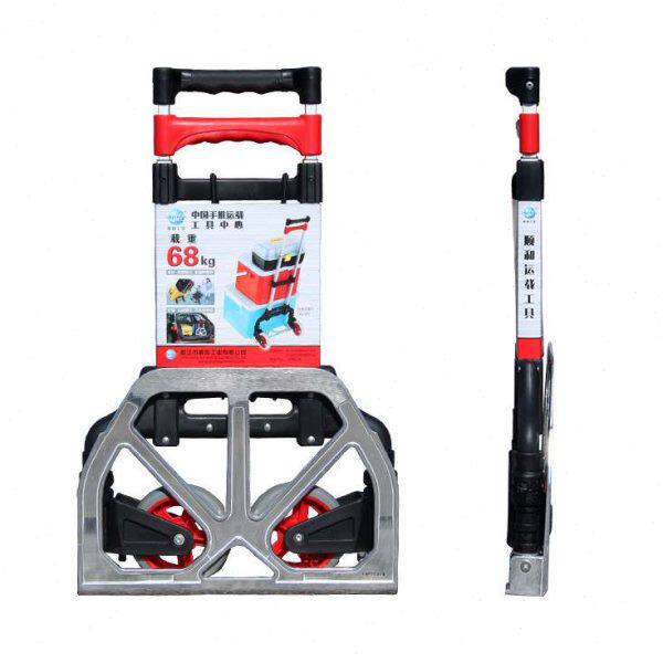 铝合金家用折叠拉货车小推车便携行李车载重王顺和拉杆手拉车拖车