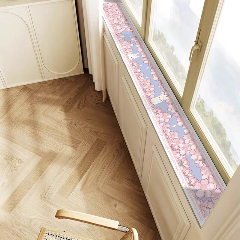 简约窗台垫子飘窗垫窄改造窗沿z垫板皮革防水防护防滑防尘阳台装