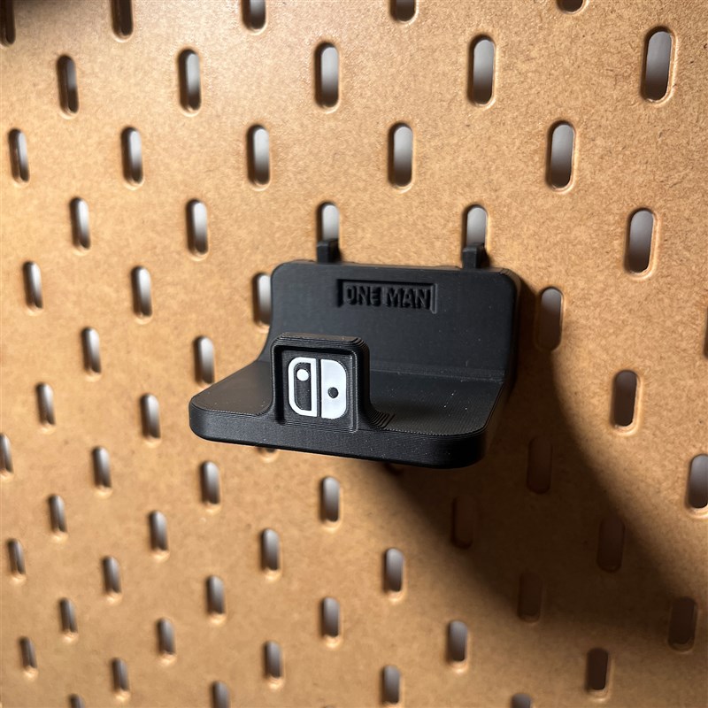 【一男的店】通用手柄支架u洞洞板电竞置物架免打孔装饰桌面收纳