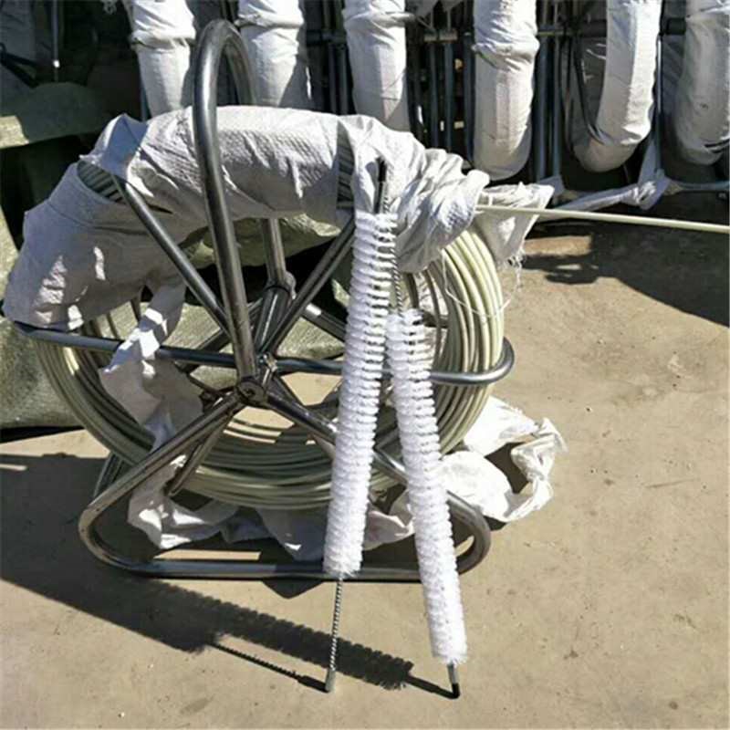 养殖水线清理器 养殖毛刷疏通器 管道清洗器养鸡设W备水管线清垢