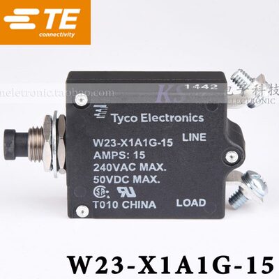 Tyco TE W23-X1A1G-15 15A 6-1393246-6 UL CSA 1-50Amps 断路器