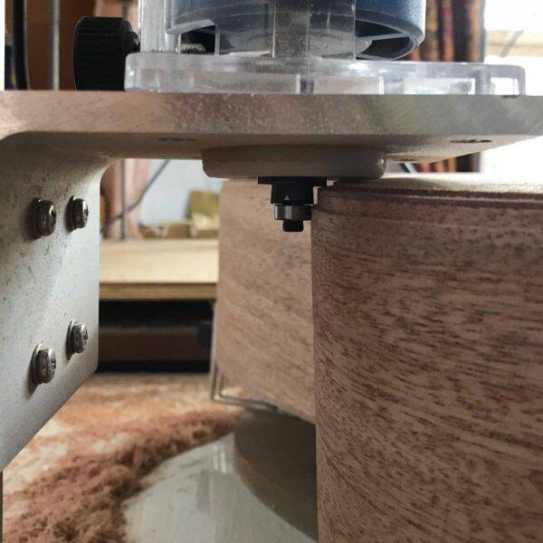吉他制作工具 手工吉他 边槽开槽镶边 修边机立式固定支架