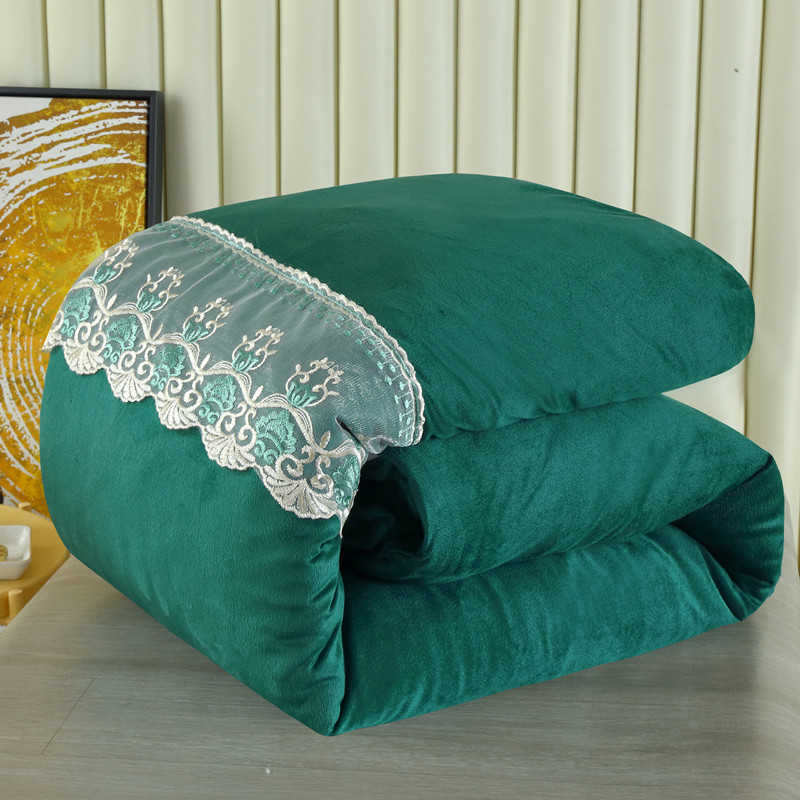 美容院被子美容床专用被套被芯足按摩推拿水晶绒S被罩加厚保暖冬