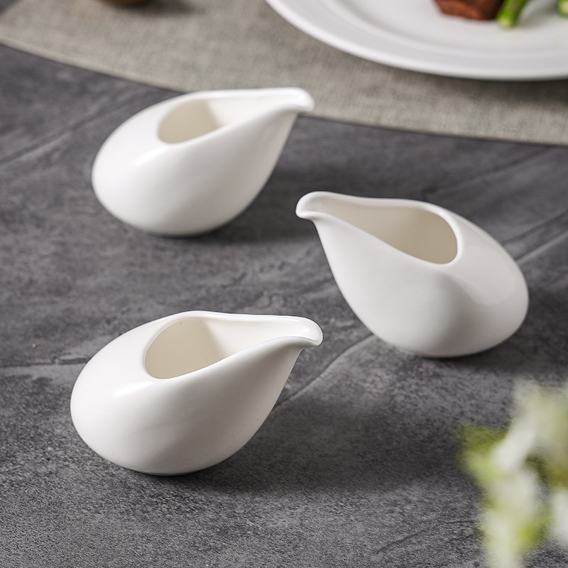 咖啡小奶c盅牛奶壶奶罐斗烧汁牛排酱汁盅西餐厅尖嘴杯牛排汁斗糖