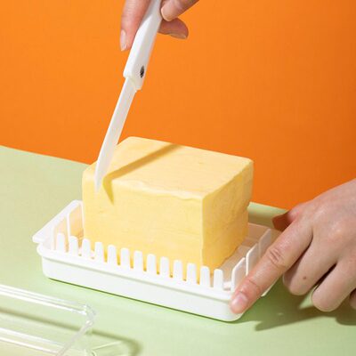 M起司拆盒块切冷藏保鲜盒K7.木黄油日式.家用50辅助奶酪盒米4包