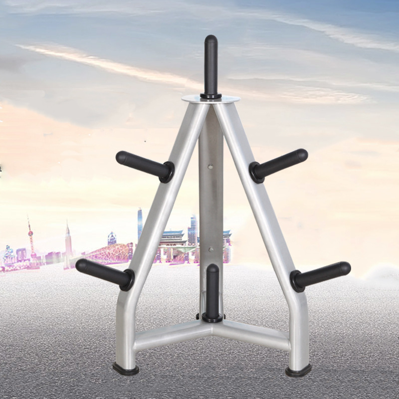 厂家体育健身房举重场地器材 椭圆钢管表面喷塑 商用杠铃片架