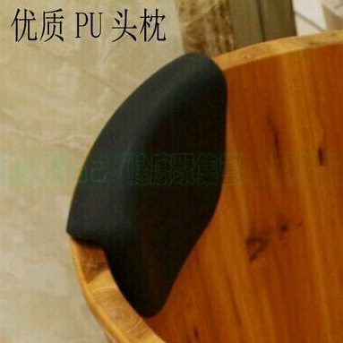 泡澡木桶沐浴桶头枕木质吸盘头靠配件特价浴桶头枕浴盆靠浴缸枕头