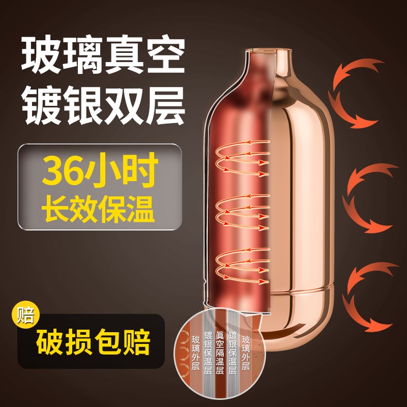 家用保温瓶玻璃内胆3.2L/8磅大号真空热水瓶N壶胆2升/5磅老式暖壶