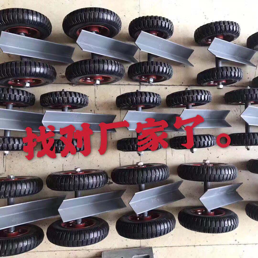 大理石小推车石材推板工具车轮子重型实心L橡胶手推板搬运车谢老