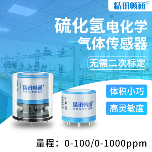 硫化氢传感器模组电化学式化工养殖场H2S气体浓度检测探头模块