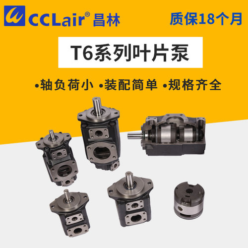 T6DC双联T6E液压T6CC叶片泵T6ED EC T6C-017 020 022 025 028 031