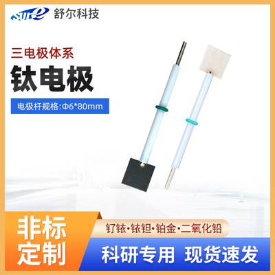 电化学实验对电极石墨钌铱铱钽铂金锡锑亚氧化钛三电极电解池体系