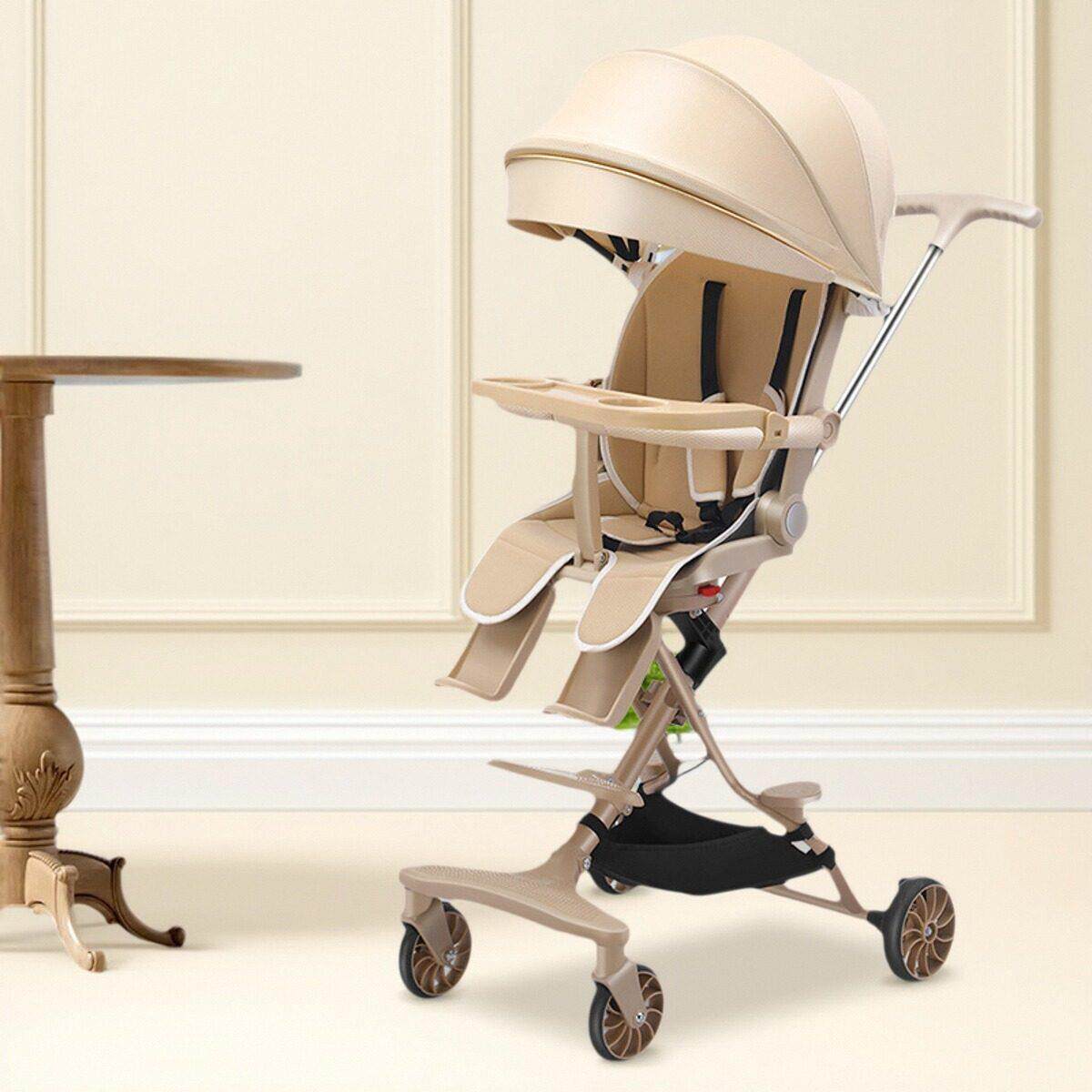 婴幼儿坐推车溜娃神器轻便折叠婴儿手推车双向可坐可躺小孩高景观