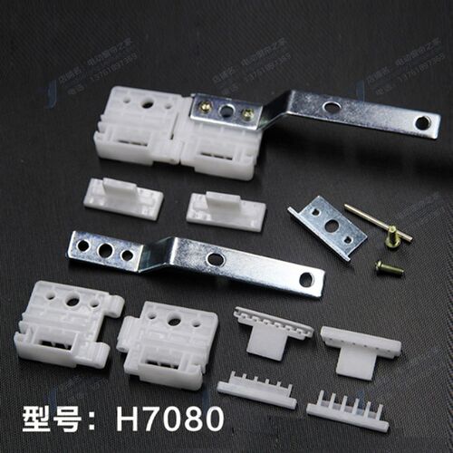 适用杜亚绿米电动窗帘轨道滑车开合帘配件佳力斯尚飞弯轨滑车