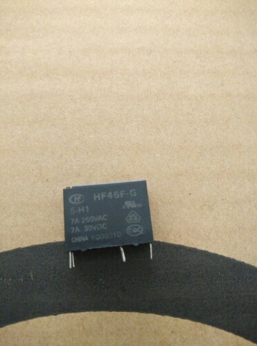 散新宏发继电器HF46F-G-5-HS1 HS1T 4脚7A 一组常开