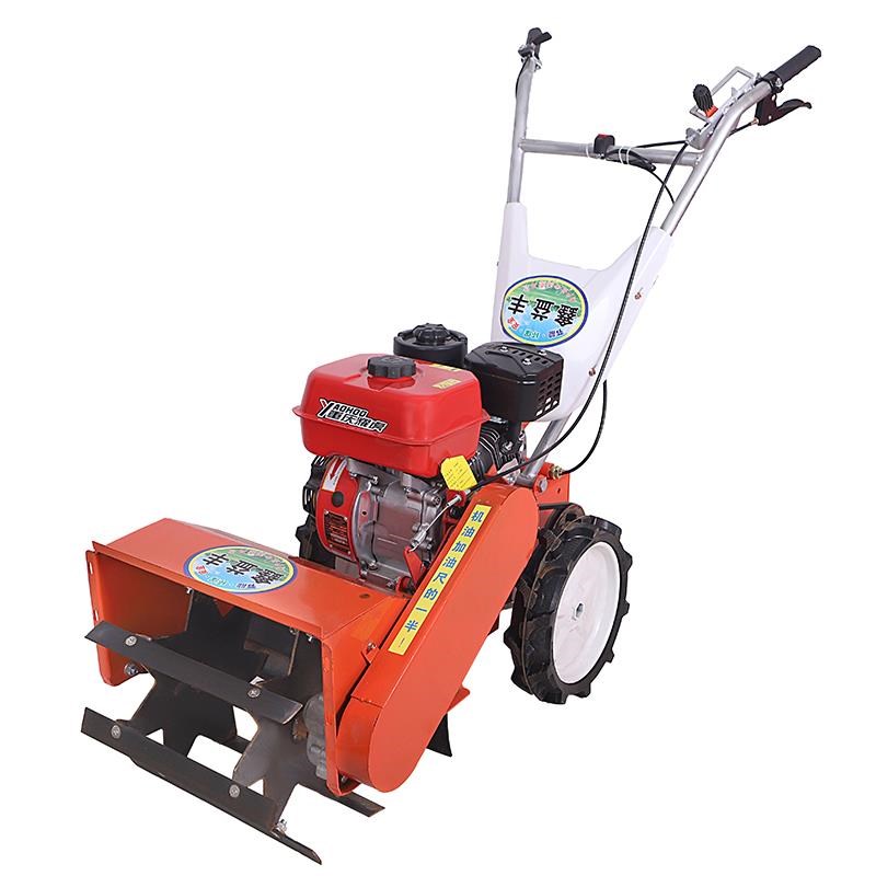 新款四驱自走式小型汽油s除草机果园锄草开沟碎草S旋耕多功能微耕