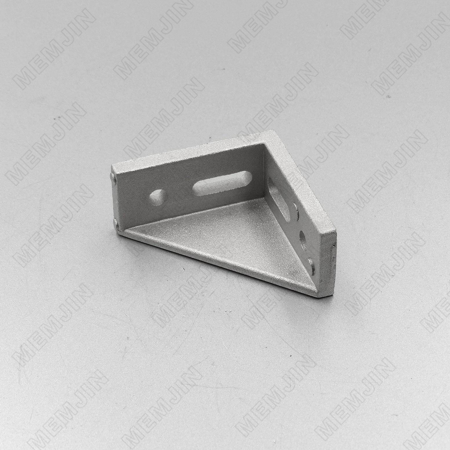 厂家工业铝型材配件直角连接角码工业铝材强力角件压铸角码