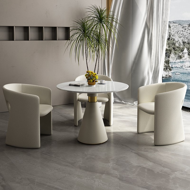 售楼处接待美容院影楼简约家具洽谈桌椅组合休息区酒W店大堂会客