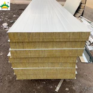 防火岩棉保温无尘车间净化板隔墙板围护保温泡沫彩钢板夹芯板外墙