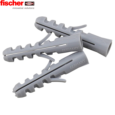 德国慧鱼fischer尼龙膨胀管锚栓S 膨胀螺丝 塑料膨胀管6mm8mm10mm