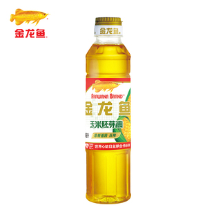 金龙鱼玉米胚芽油400ml/瓶非转基因家用炒菜烹饪食用油物理压榨