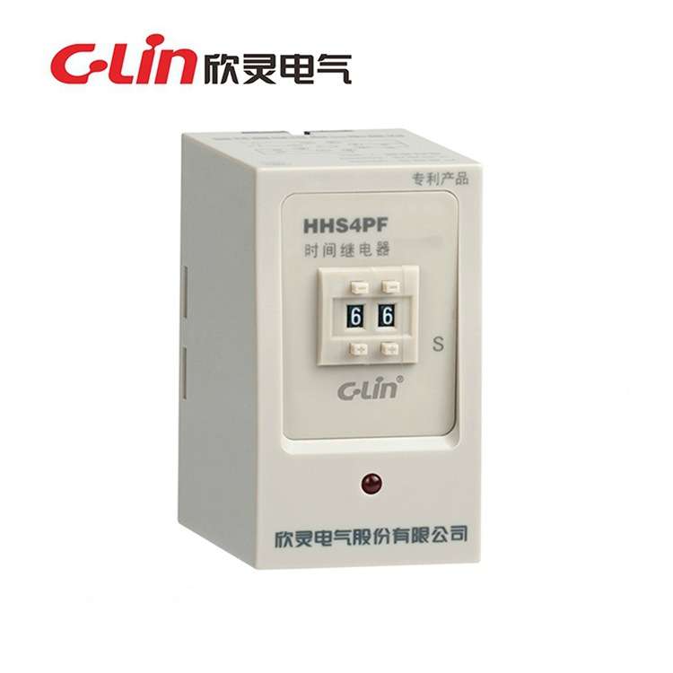 C-Lin欣灵HHS4PF时间继电器 9.9s 99.9s  199s断电延时