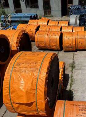 pvc尼龙输送带现货耐热阻燃防火传送带整芯pvg矿用运输帆布输送带