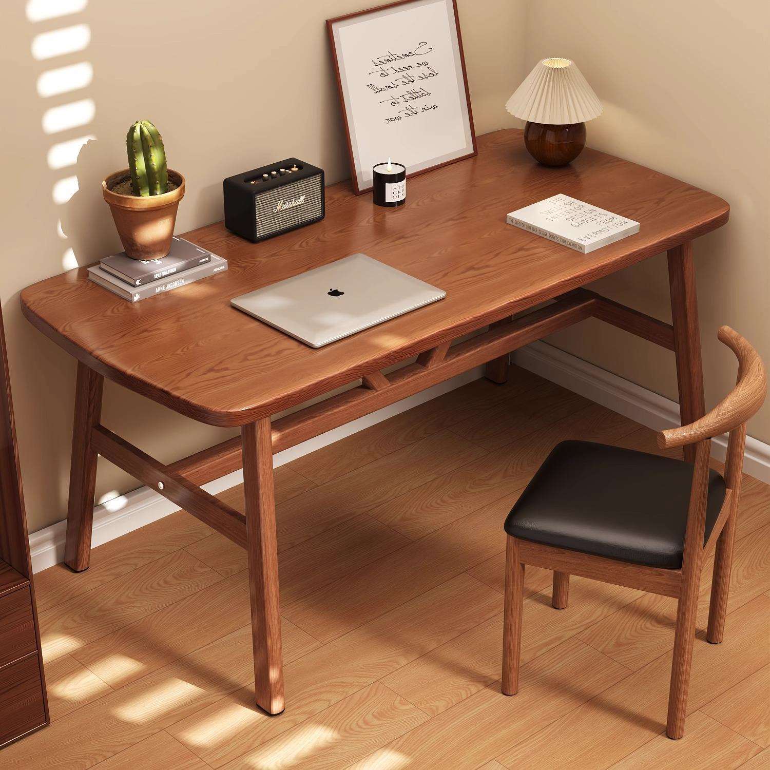 电脑桌卧室家用桌子简易出租屋桌椅工作台书桌学生写字桌大办公桌