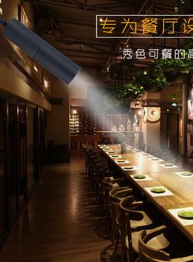 餐厅cob射灯led轨道灯5w7W酒吧聚光小射灯咖啡厅饭店小角度射灯