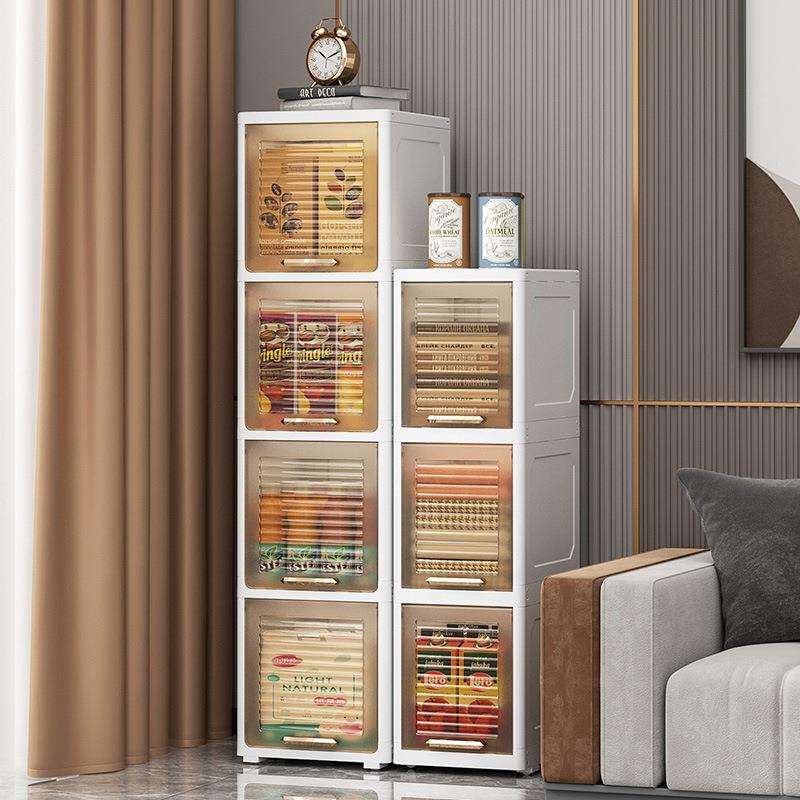 25cm浴室翻盖式夹缝收纳柜家用置物架缝隙储物柜厨房卫生间窄边柜