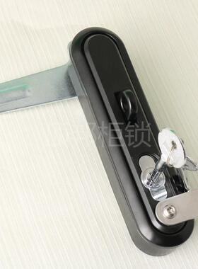 dinbong MS8012Z-1-1 黑色平面锁 工业配电器箱 开关机柜控制箱锁