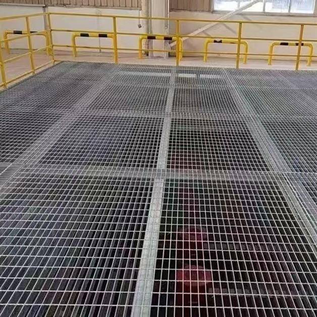 镀锌钢格板下水道洗车房排水沟盖板平台楼梯踏步板热镀锌钢格栅板