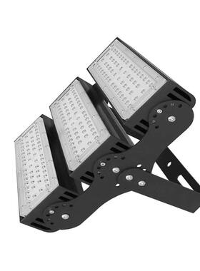 超亮led铝散热单头可旋转50W600W模组投光灯隧道广告照明投光路灯